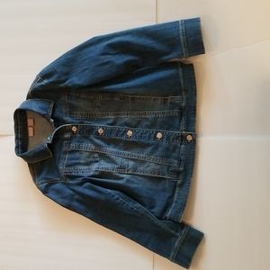Chico's denim jean jacket size 2 or US 12